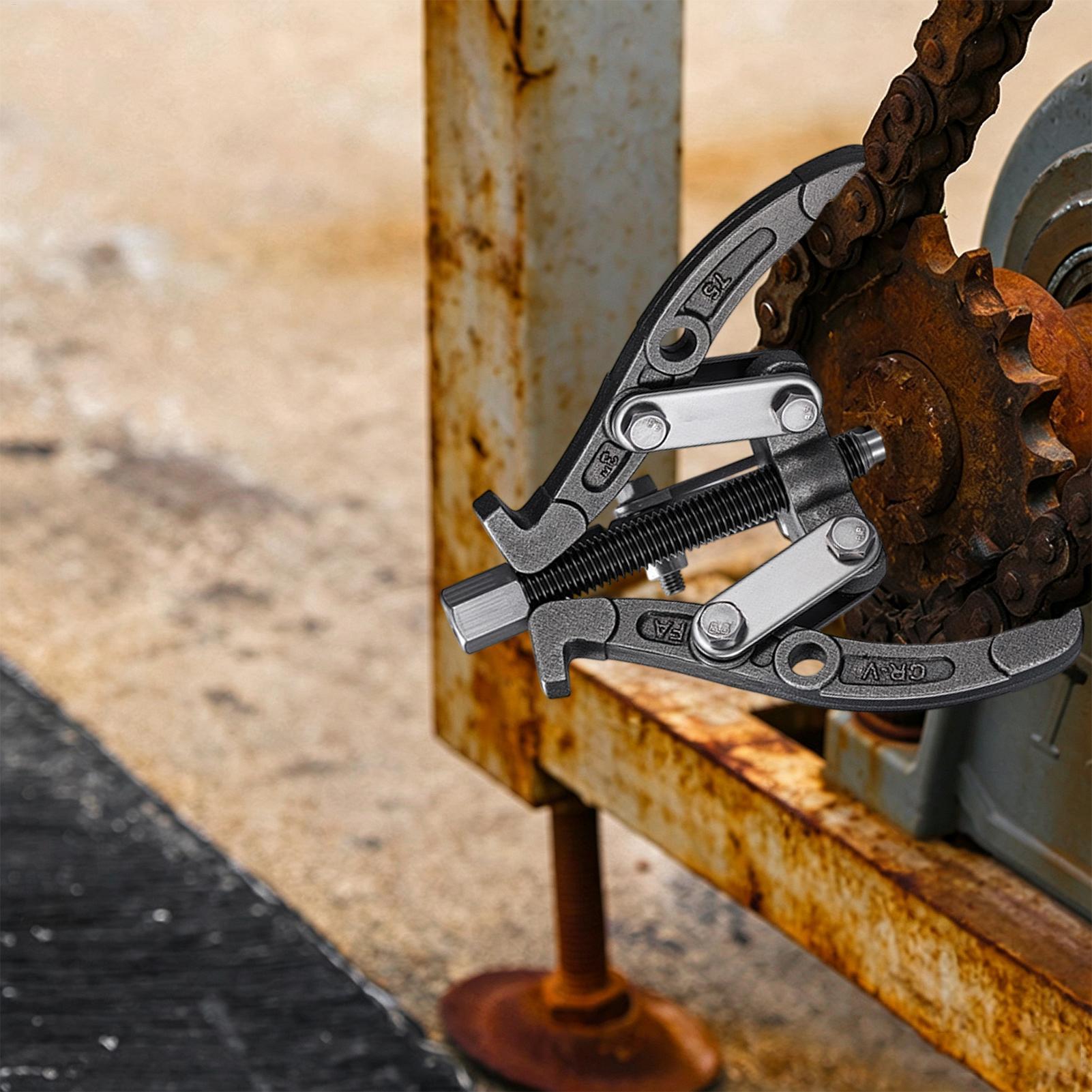 Heavy Equipment Repair - Hochleistungs-3-Klauen- und 2-Klauen-Zahnradszieher, reversibler Riemenscheiben-, Lager-