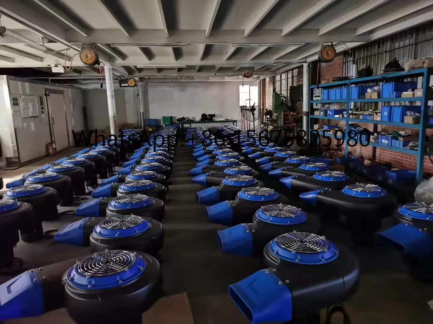 Heavy Equipment Washing - 15,5kW 7,5kW Industrieller Seitenlüfter für Autowäsche