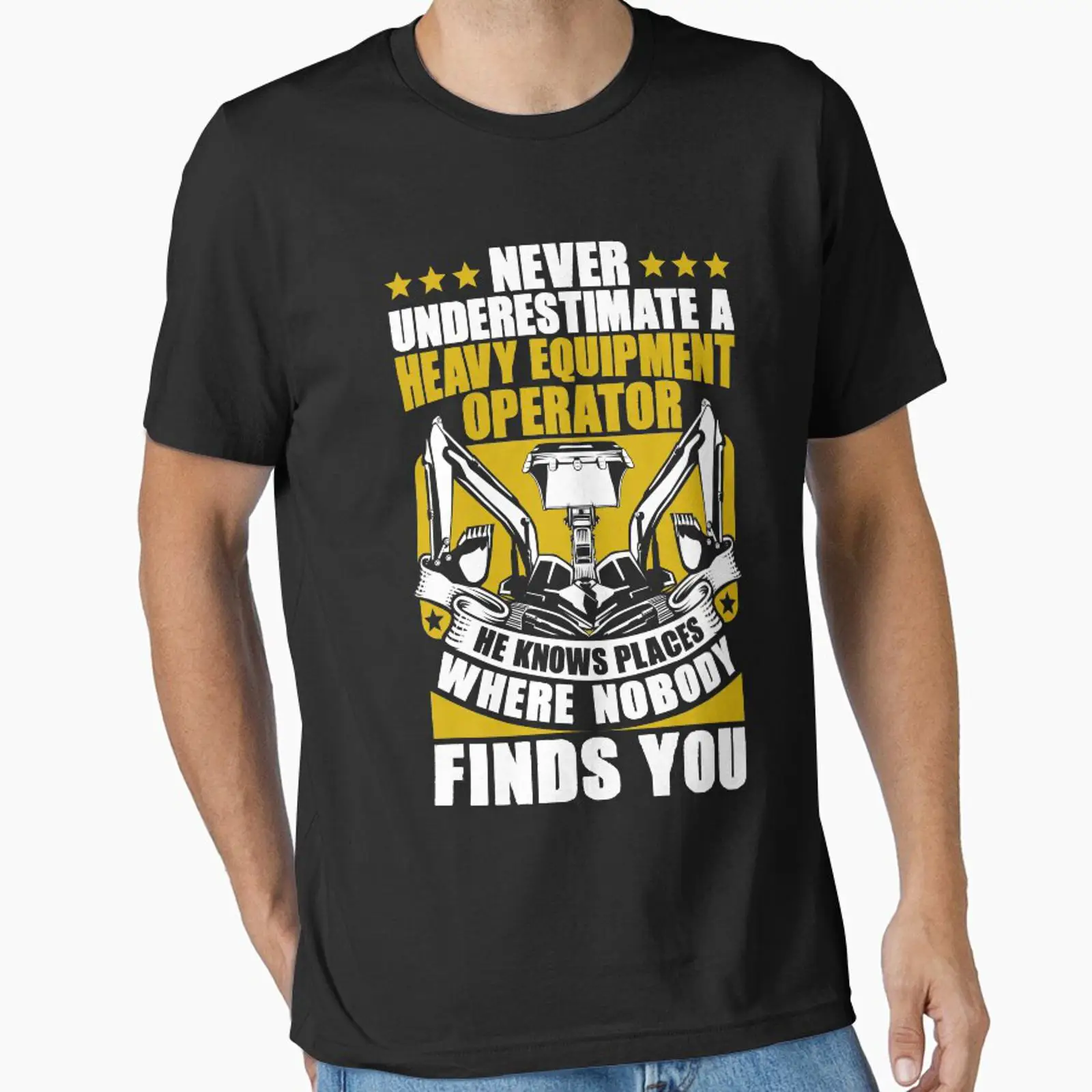 Heavy Equipment Driver - T-Shirt für Baggerfahrer, Bediener schwerer Maschinen,