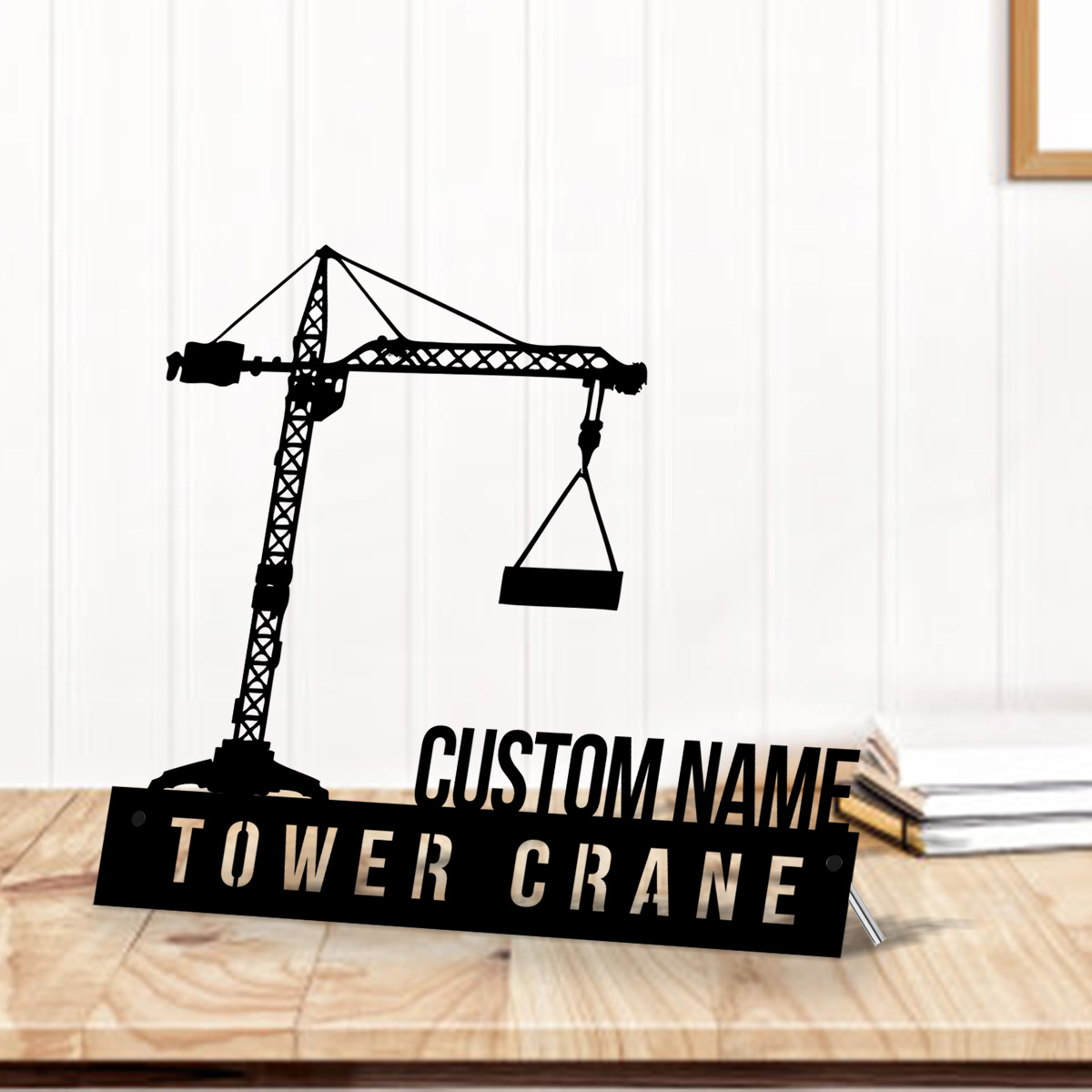 Benutzerdefinierte Turm Kranic – Heavy Equipment Sign Bewertung und Preis