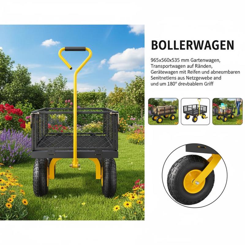 Stahl-Gartenwagen 900 lbs für  – Heavy Equipment Yard Bewertung und Preis