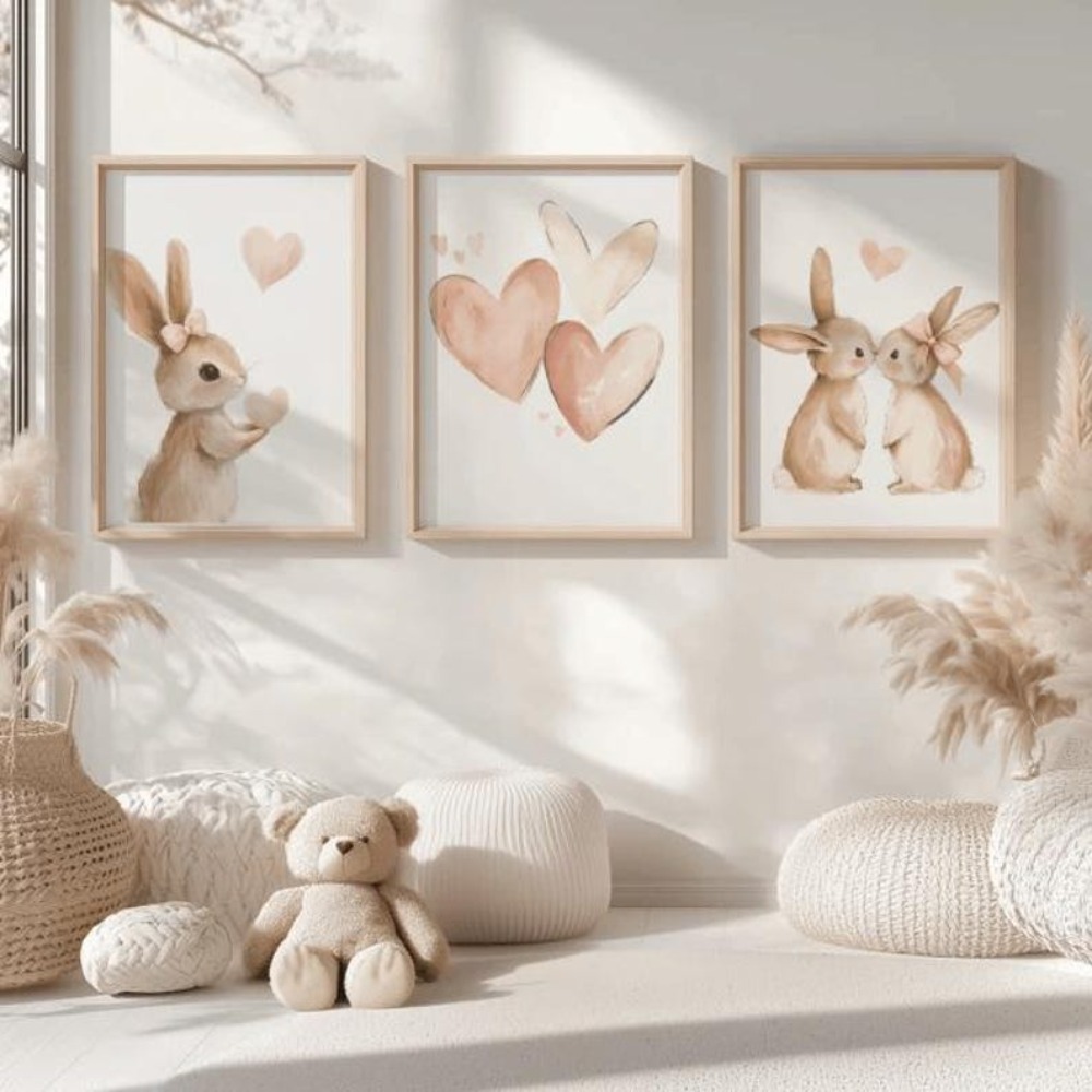 Rahmenloses Kaninchen-Poster,  – Heavy Equipment Background Bewertung und Preis