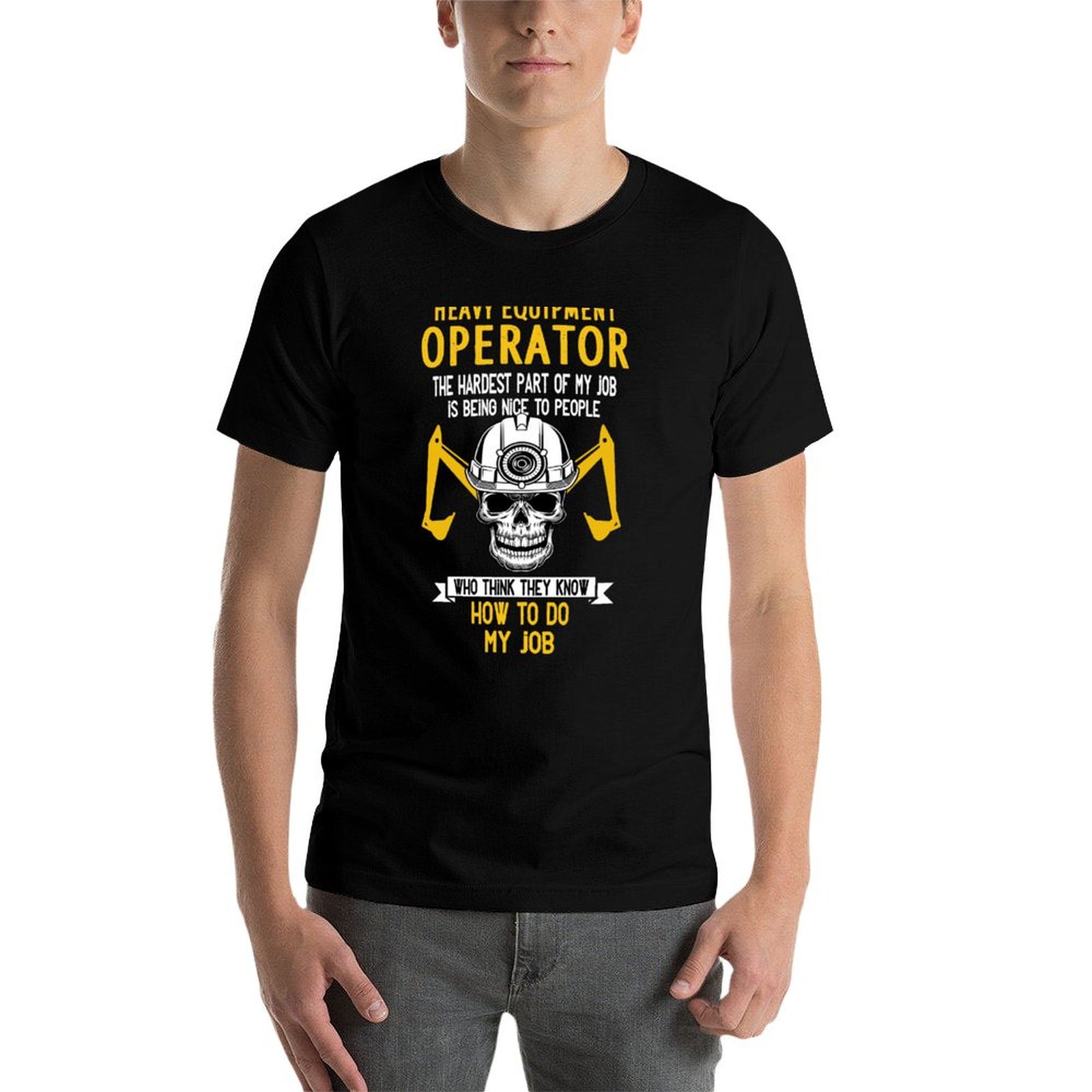Lustiges Fahrer-T-Shirt für Ma – Heavy Equipment Driver Bewertung und Preis